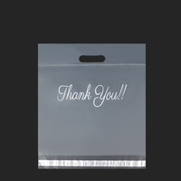 Translucide Merci Expédition Poly Mailer Mail Post Sac Avec Poignée En Plastique LDPE Boîte D'emballage Courrier Sacs D'expédition