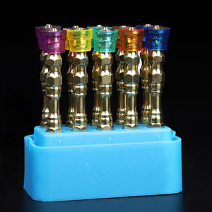 Juego de puntas de destornillador de doble extremo con acabado dorado Weeks para uso con taladro eléctrico - Product Image 2