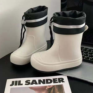 DERAN OEM usine personnalisé enfant en caoutchouc enfants bottes de <span class=keywords><strong>pluie</strong></span> enfant en bas âge chaussures de <span class=keywords><strong>pluie</strong></span> imprimer enfants bottes de <span class=keywords><strong>pluie</strong></span> imperméables pour garçons et filles - Product Image 2