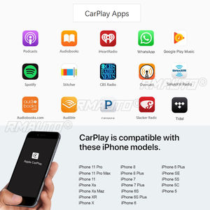 RMAUTO Apple CarPlay Inalámbrico MMI para Audi Q7 2010-2015, Android Auto, Mirror Link, AirPlay, Compatible con Cámara de Reversa, Car Play - Product Image 6