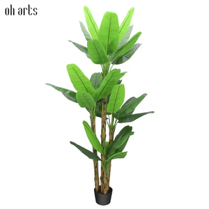 Fábrica superventas 3,6 m 12 pies árbol de plátano gigante árbol de plátano artificial falso árbol de plátano para decoración del hogar - Product Image 1