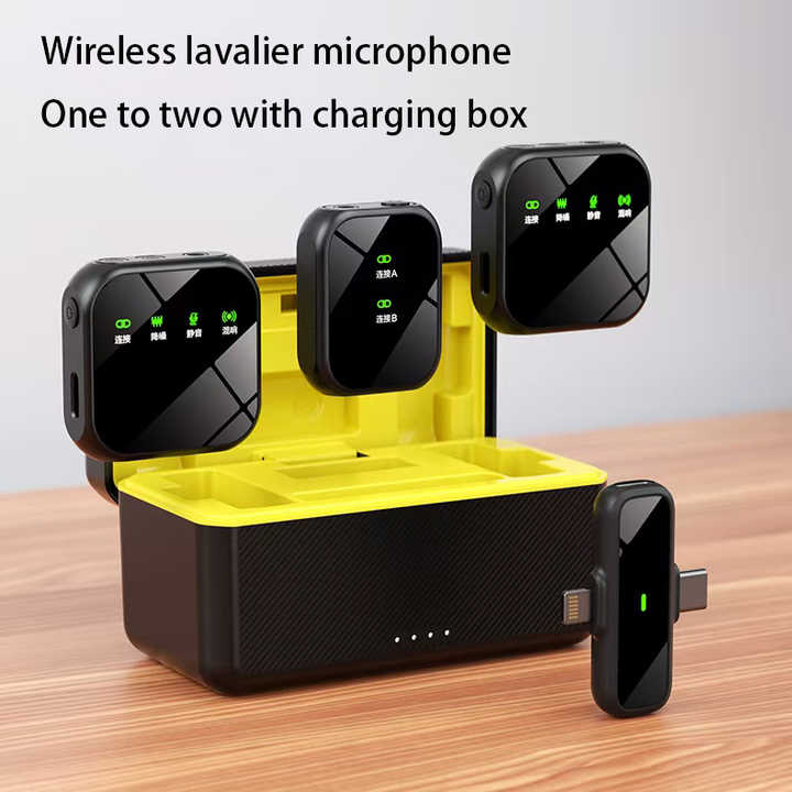 K50 Wireless Lavalier Mic Audio Video Microphone For Live Game Mobile Phone Wireless Lavalier Lapel Microphone
