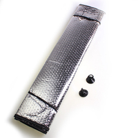 Pare-soleil automatique pliable pour pare-brise de voiture, double film argenté anti-UV, protection solaire pour voiture