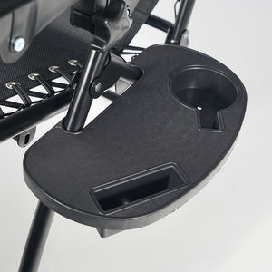 Chaise longue moderne de luxe, portable, pour l'intérieur <span class=keywords><strong>et</strong></span> l'extérieur, inclinable à gravité zéro, pliable, pour la plage, le jardin, la terrasse, avec table <span class=keywords><strong>et</strong></span> porte-gobelet - Product Image 6