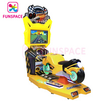 Funspace Arcade Amusement Park Machine de jeu de course vidéo à écran de 22 pouces pour enfants