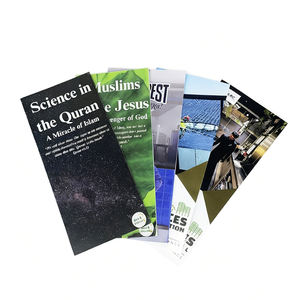 Impression personnalisée à la demande, impression offset, film laminé, <span class=keywords><strong>brochure</strong></span> tri-pliée/bi-pliée, dépliant, catalogue, menu d'hôtel, salon professionnel - Product Image 3