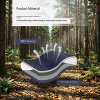 Matelas pneumatique de camping imperméable pour une personne, tapis de couchage portable pour le camping et les voyages en plein air