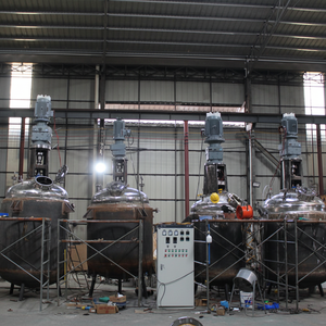 Reactor mezclador de calefacción, tanque de mezcla de líquidos, agitador, reactor de mezcla Industrial calentado para Pwoder de fusión en caliente - Product Image 1