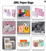 Bolsas de Papel para Flores con Logotipo Personalizado, Bolsas de Regalo Trapezoidales para Compras