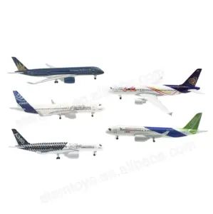 Metal Diecast 20CM Aircraft Airbus with Different C919 A350 B350 A320 Models Available Support OEM Gift Toys
