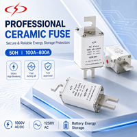 Fusible semi-conducteur haute vitesse XCFUSE 50H 51²x80mm 100A-800A 1250V AC 1000V DC 100kA Corps carré aR UR TUV pour onduleur et convertisseur
