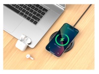 Station de charge sans fil magnétique 3 en 1 Techancy TM12024, pratique et facile à utiliser, chargeur de téléphone portable portable 15W