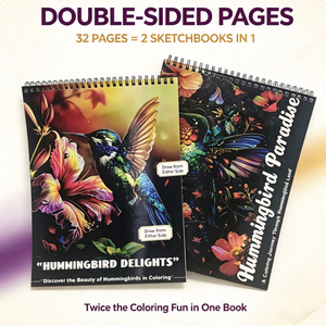 <span class=keywords><strong>Libro</strong></span> para Colorear Personalizado con Espiral, Diseño de Colibrí para Adultos, Intrincado, con Aves Tropicales y Flores, para Aliviar <span class=keywords><strong>el</strong></span> Estrés, Dibujo a Lápiz, Impresión OEM - Product Image 1