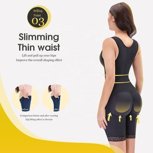Faja Colombiana Muslo Cintura Entrenador Más Tallas Corsé Cremallera Body Mujer Gaines Amincissantes Modeladoras - Product Image 5