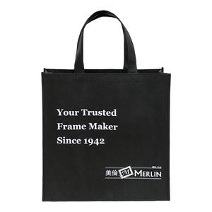 ब्लैक पीपी पर्यावरण के अनुकूल कस्टम लोगो ब्रांड प्रिंट गैर-बुने शॉपिंग बैग के साथ टिकाऊ सुपरमार्केट - Product Image 3