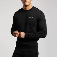 Ensemble de survêtement de jogging pour homme avec logo personnalisé, vente en gros, fabricant OEM, vêtements de sport de fitness, survêtement technique en molleton