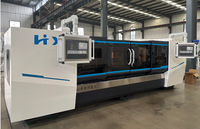 Tour CNC horizontal industriel robuste à double tige, haute productivité, haute sécurité pour les composants d'arbres métalliques de machines de construction