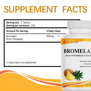 Meyve Bromelain Tabletleri - Hedefli <span class=keywords><strong>Protein</strong></span> Hidrolizisi ve Meyve Suyu Arındırma Takviyesi, Helal Sertifikalı, OEM Hizmeti - Product Image 5