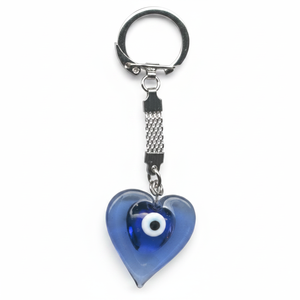 Porte-clés métal 9X3 cm Evil Eyes en verre - Product Image 2