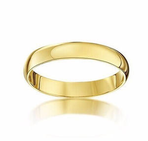 Bague en tungstène en or jaune avec noyau en tungstène vierge pour hommes et femmes - Product Image 2