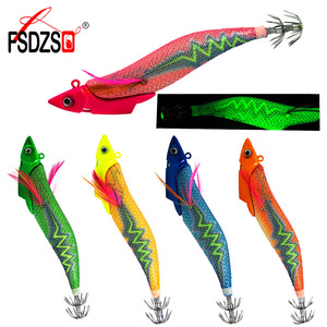 <span class=keywords><strong>EGI</strong></span> Squid Jig Resplandor en la oscuridad Pesca Pulpo Señuelo Calamar Luminoso Jigs Madera Camarón Calamar Señuelo Cabeza de plomo <span class=keywords><strong>Egi</strong></span> - Product Image 2