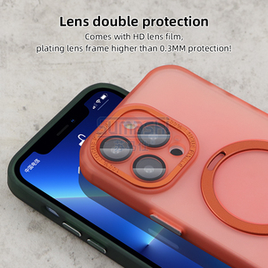 Custodia personalizzata per telefono <span class=keywords><strong>con</strong></span> supporto magnetico TPU PC <span class=keywords><strong>compatibile</strong></span> <span class=keywords><strong>con</strong></span> <span class=keywords><strong>iPhone</strong></span> 16 15 14 13 12 <span class=keywords><strong>11</strong></span> <span class=keywords><strong>Pro</strong></span> Max custodia per cellulare - Product Image 4