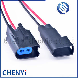 2 Pin/Way Buchse oder Stecker Bremsbelag Sensor Stecker Rad ABS Sensor Stecker Kabelbaum Pigtail 2-1437712 Für - Product Image 3