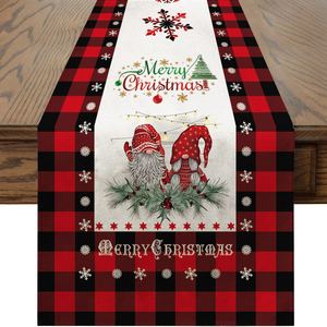 Commercio all'ingrosso personalizzato tessuto rettangolo tovaglia natale Runner da tavolo per decorazioni di festa fornitura di fabbrica - Product Image 2