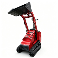 Loader Skid Steer Kompak Langsung dari Pabrik, Mini Skid Steer Track Loader dengan Mobilitas Fleksibel untuk Lokasi Kerja Sempit