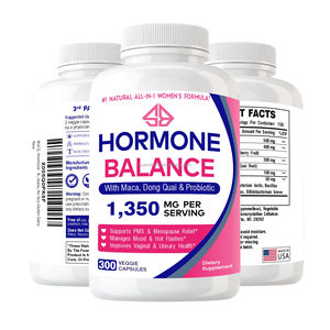 Probióticos para el Equilibrio Hormonal y Suplemento de Dong Quai, Apoyo a la Belleza y al Sistema Inmunológico, 300 Cápsulas para Mujeres - Product Image 1