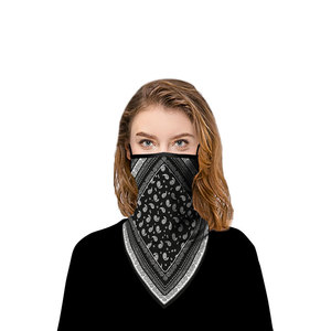Coexistence Summer UV Protected Polyester Women's Cycling Bandana Breathable Triangle Face Mask <b>Scarf</b> Sun Protection Veil - Product Image 6