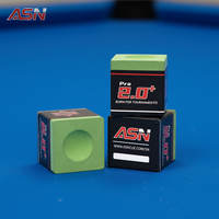 Craie de billard personnalisable R-QK ASN 3X Friction, qualité tournoi, antidérapante, faible poussière, gris, bleu, vert, rose, vente en gros