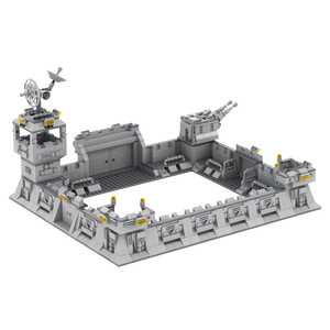 MOC5038 Serie Espacial Militares Guerras Fuerte Base Pared Puerta de Entrada Modelo DIY Bloques de Construcción Educativos Juguetes para Niños - Product Image 3