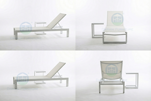 <span class=keywords><strong>Darwin</strong></span> Aluminium-Netz-Sonnenliege Verstellbare Outdoor-Poolliege Strandliege für Hotel-Resort Gewerbliche Nutzung OEM Maßanfertigung - Product Image 6