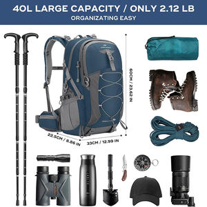 Free sample Waterproof Travel Other <b>Backpacks</b> for Hiking Hiking <b>Backpack</b> with Soft Bag for Outdoor Climbing,Traveling - Product Image 5
