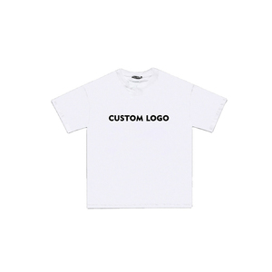 Promotion High Quality Custom Print Logo Summer Cotton Couple Round Neck Short Sleeve T-Shirts