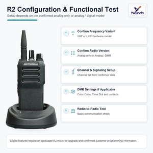 Radio Portátil <span class=keywords><strong>Motorola</strong></span> R2 MOTOTRBO DMR Original, VHF 5W o UHF 4W, 64 Canales, IP55, <span class=keywords><strong>para</strong></span> Uso Comercial, Kit Completo - Product Image 4