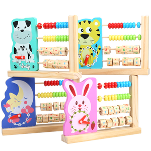 Reloj <span class=keywords><strong>de</strong></span> Educación Temprana <span class=keywords><strong>de</strong></span> madera para niños <span class=keywords><strong>de</strong></span> alta calidad, cuentas <span class=keywords><strong>de</strong></span> Color, marco <span class=keywords><strong>de</strong></span> ábaco, aprendizaje <span class=keywords><strong>de</strong></span> inteligencia, Juguetes didácticos - Product Image 6