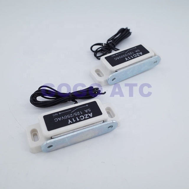 Electric Door Magnetic Switch AZC11Y 125/250VAC Magnetic Lock Switch Magnetic Induction Door Safety Wired Magnetic Sensor Switch high quality