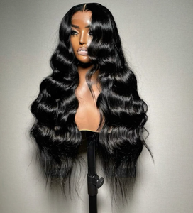 วิกผมแท้แบบ Body Wave ผมอินเดียแท้ 100% วิกผมแบบ HD Lace Frontal 13*4  วิกผมแบบเต็มศีรษะ  ไม่ต้องใช้กาว สำหรับ<span class=keywords><strong>ผู้หญิง</strong></span>ผิวสี - Product Image 3