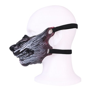 หน้ากากซิลิโคน BDSM แบบใหม่ สำหรับสวมคลุมศีรษะเต็มใบ สำหรับเล่นบทบาทสมมติ ของเล่นทางเพศสำหรับผู้ชาย - Product Image 1