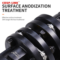 COUP-LINK Allemagne qualité assemblage de verrouillage dispositifs de verrouillage sans clé Double diaphragmes pince accouplement flexible diaphragme accouplement