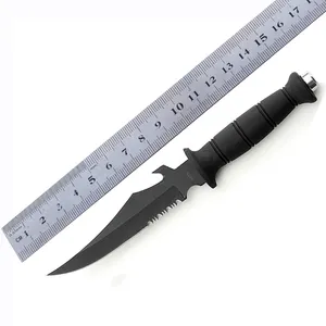 knife Hunting fixed blade outdoor picnic multi tool saw blade survival camping Knife