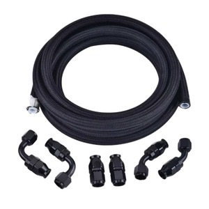 ชุดท่อน้ำมันเชื้อเพลิง PTFE แบบถักไนลอน Haofa ชุด 6 ชิ้น สำหรับการปรับปรุงยานยนต์ - Product Image 1