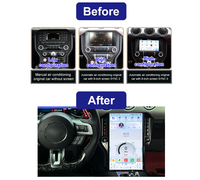 Krando 9.7 ''Tesla Style Voiture Multimédia pour Ford Mustang 2015 + Autoradio Android Sans Fil Carplay Head Unit 4G Playstore 128G