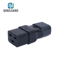 Adaptateur de connecteur PDU UPS Power IEC 10A mâle C14 vers femelle C19 certifié CE avec protection contre les courts-circuits