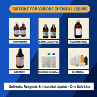 Machine de remplissage de liquides entièrement automatique à 4 têtes avec suivi de niveau pour bouteilles de turpentine liquide