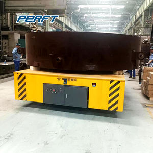 Chariot de transfert d'approvisionnement de la Chine 1-1300T chariots motorisés de transport résistants chariot à lit plat électrique - Product Image 1