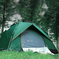 Usine en gros 1-2 personnes facile à installer pour Camping en plein air voyage randonnée pliable étanche coupe-vent Pop-up zelt Portable