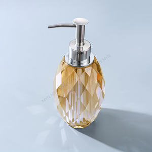 Distributeur automatique de savon <span class=keywords><strong>mousse</strong></span> de luxe, bouteille à <span class=keywords><strong>pompe</strong></span>, bouteille en verre de cristal, dispensateur de savon sous forme de bouteille, ml - Product Image 4